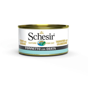 Schesir Gatto - Spezialitäten des Meeres Thunfisch und Dorade 85 g