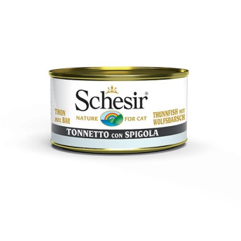 Schesir Gatto - Meeresspezialitäten Thunfisch und Wolfsbarsch 85 g