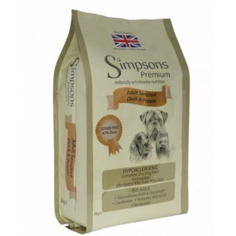 SIMPSONS Premium adult sensitive anatra e patate 12 kg - 