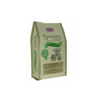 SIMPSONS Premium dog adult lamb and brown rice 12 kg