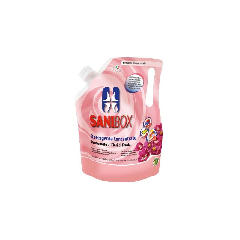 PROFESSIONAL PETS Detergente Sanibox Profumato ai Fiori di Fresia 5 lt. - 