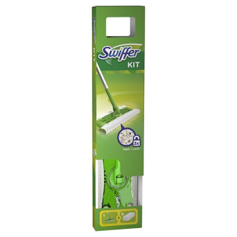 PROCTER & GAMBLE SRL Swiffer Starter Kit Dry+8 Panni - 