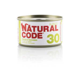 Natural Code - 30 Chicken and Turkey in Jelly 85 gr.