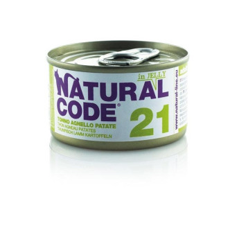 NATURAL CODE - 21 Thunfisch, Lamm und Kartoffeln 85 gr.