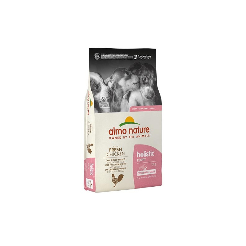 ALMO NATURE Holistic XSmall & Small Puppy Pollo e Riso 12 kg. - 