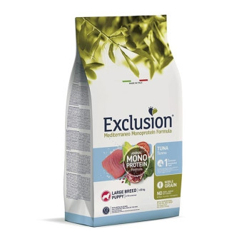 EXCLUSION MEDITERRANEO Monoprotein Puppy Large Breed mit Thunfisch 12 kg.