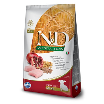 FARMINA N&D cane puppy mini farro avena pollo e melograno 800 gr. - 