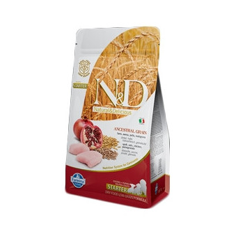 FARMINA N&D Low Ancestral Grain Puppy Starter mit Huhn und Granatapfel 2,5 kg.