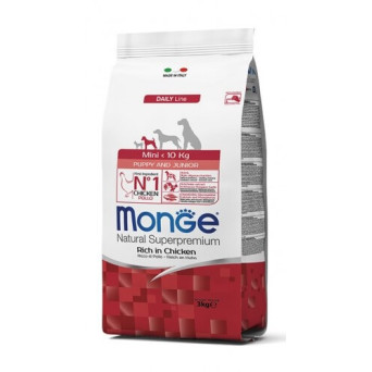 MONGE Natural Superpremium Mini Puppy & Junior Rich in Chicken 800 gr.