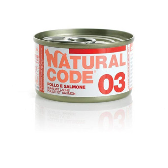 NATURAL CODE - 03 Huhn und Lachs 85 gr.