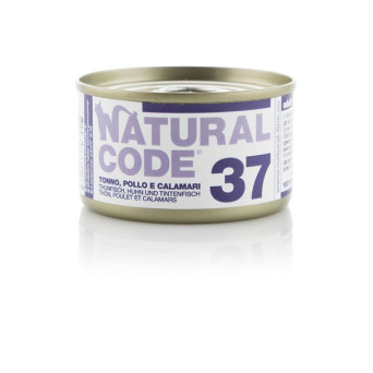 NATURAL CODE 37 Tonno,Pollo e Calamari 85 gr. - 