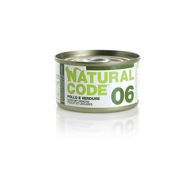 NATURAL CODE 06 Pollo e Verdure 85 gr. - 