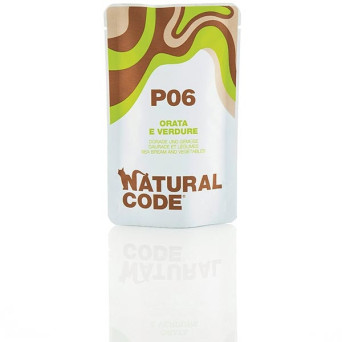 NATURAL CODE P06 Orata e Verdure in Acqua di Cottura ( 1 bustina 70 gr. )