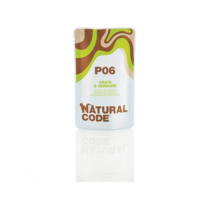 NATURAL CODE P06 Orata e Verdure in Acqua di Cottura ( 1 bustina 70 gr. ) - 