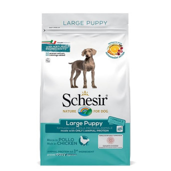 SCHESIR Dry Line Large Puppy Maintenance mit Huhn 3 kg.