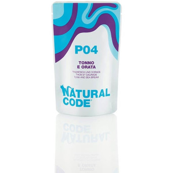 Natural Code P04 Tonno e Orata in Acqua di cottura ( 1 bustina 70 gr.)