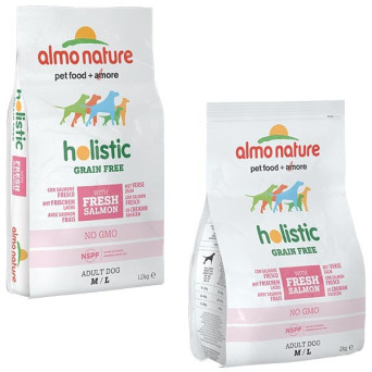 ALMO NATURE Holistic Grain Free M / L Lachs und Kartoffeln 2 kg.