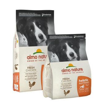 ALMO NATURE Holistic Medium Huhn und Reis 12 kg.