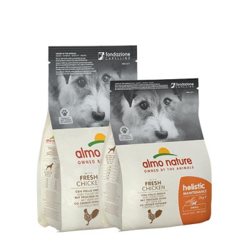 ALMO NATURE Holistic kleines Huhn und Reis 400 gr.