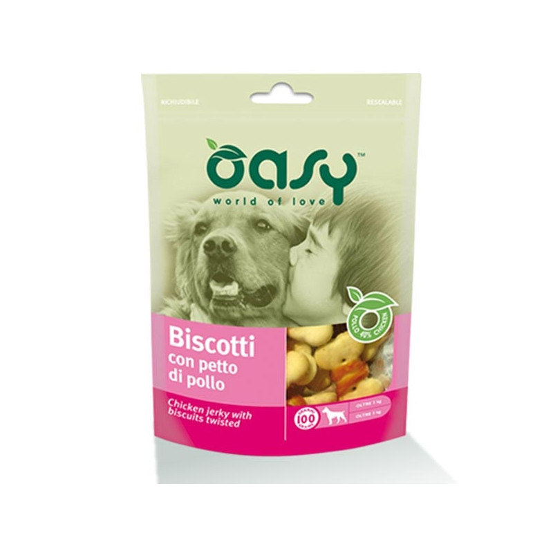 OASY Snack Biscotti con Petto di Pollo 100 gr. - 