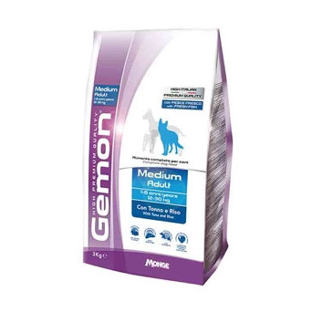 GEMON Dog Medium Adult con Tonno e Riso 15 kg. - 