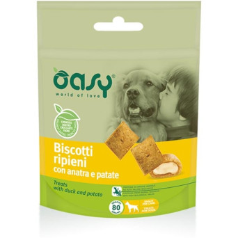 OASY Snack Biscotti Ripieni con Anatra e Patate 80 gr. - 