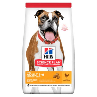 HILL'S Science Plan Light Adult Medium mit Huhn 800 gr.