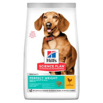 HILL'S Science Plan Perfect Weight Small & Mini Adult with Chicken 250 gr.