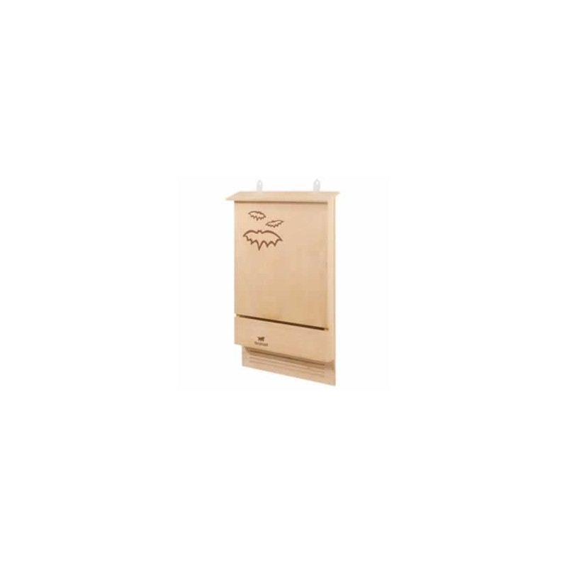 FERPLAST Bat House - Casetta In Legno Per Pipistrelli 39 x 7 x 58 cm - 