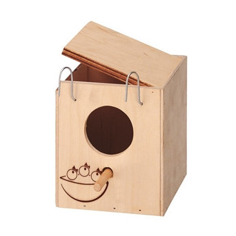 FERPLAST Nest Holz Mini 11,5 x 12,5 x H 12 cm