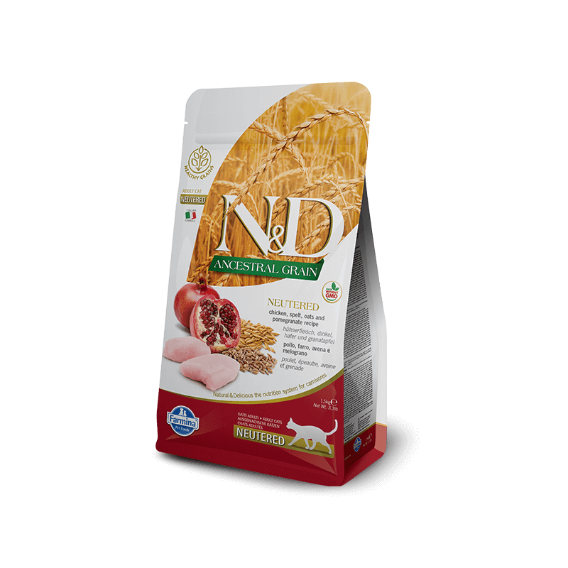 FARMINA N&D Low Ancestral Grain Neutered Adult con Pollo e Melograno 1,5 kg. - 