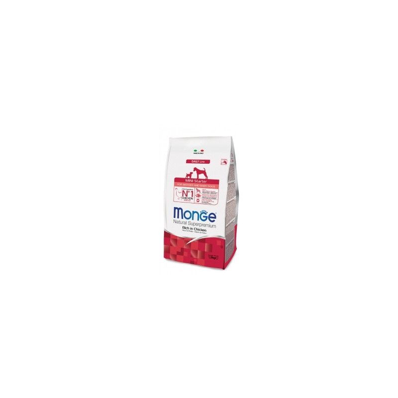 MONGE Natural Superpremium Mini Starter Ricco di Pollo 1,5 kg. - 