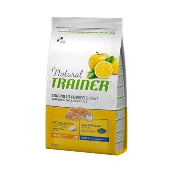 TRAINER Natural Adult Small & Toy con Pollo Fresco e Riso 800 gr. - 