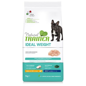 TRAINER Natural Ideal Weight Care Small & Toy Adult mit weißem Fleisch 2 kg.