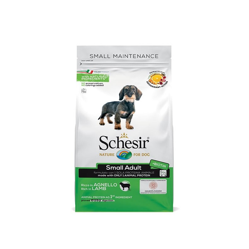 SCHESIR Dry Line Small Mantenimento con Agnello 800 gr. - 