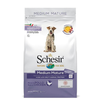 SCHESIR Dry Line Medium Mature Maintenance mit Huhn 3 kg.