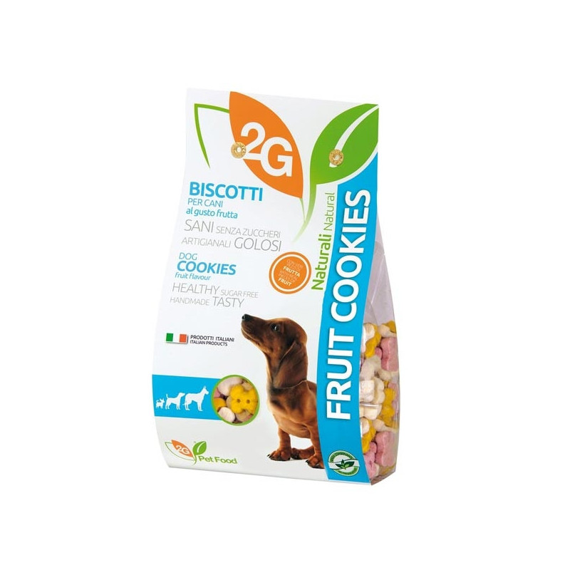 2G PET FOOD GUIDOLIN GIANNI Cookies al Gusto Frutta 350 gr. - 