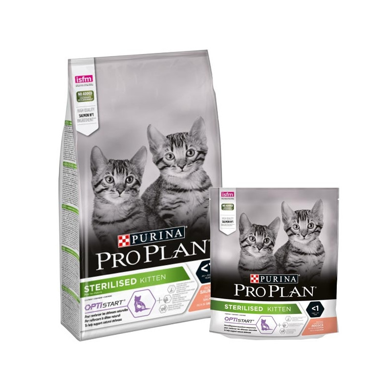 PURINA Pro Plan Sterilised Kitten Optistart con Salmone 400 gr. - 