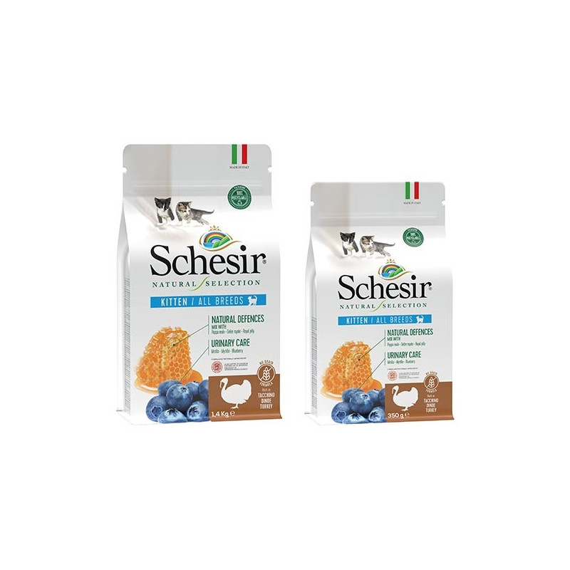 SCHESIR Natural Selection Kitten All Breeds con Tacchino 350 gr. - 