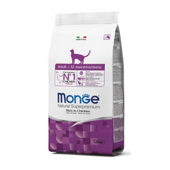 Monge gatto natural superpremium adult pollo 1,5 kg - 