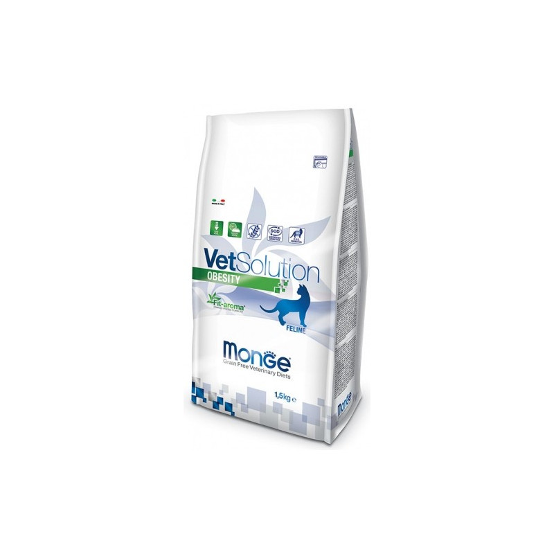 Monge vetsolution gatto obesity 1,5 kg - 