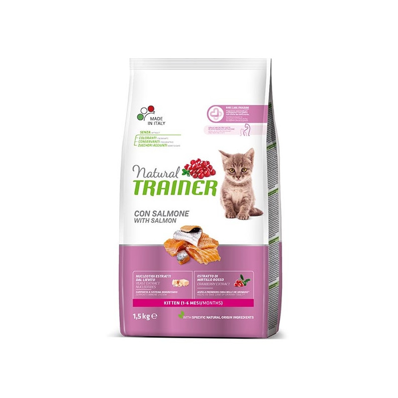 TRAINER Natural Kitten con Salmone 300 gr. - 