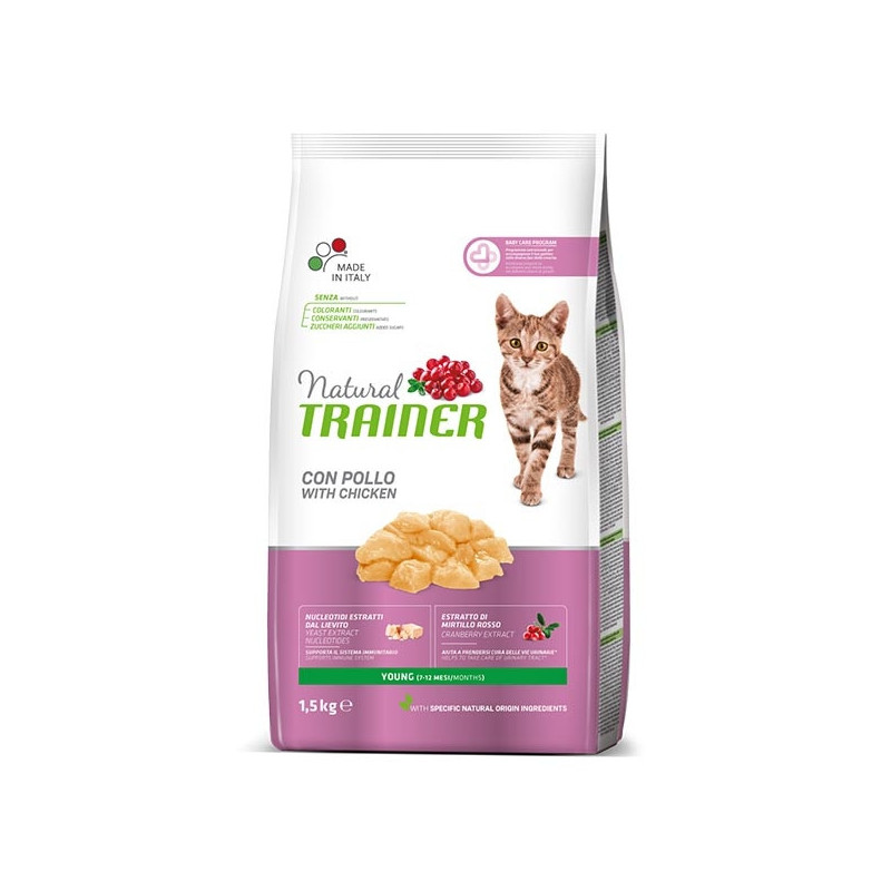 TRAINER Natural Young Adult con Pollo 1.5 kg. - 