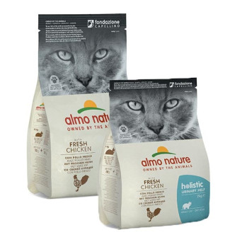 ALMO NATURE Holistic Urinary Help con Pollo Fresco 2 kg. - 