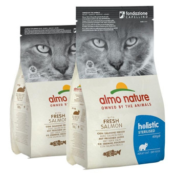 ALMO NATURE PFC Holistic sterilisierter trockener Lachs und Reis 2 kg.