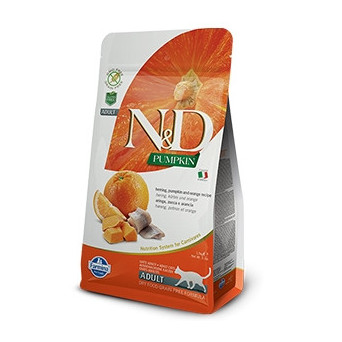 FARMINA N&D Aringa, Zucca & Arancia Grain Free 300 gr. - 