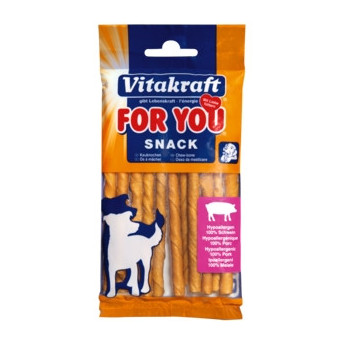 VITAKRAFT Pig Skin Bone Rotated (10 pcs of 12.5 cm.)