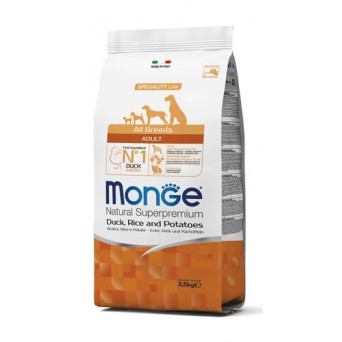 MONGE cane all breeds anatra riso e patate 12 kg