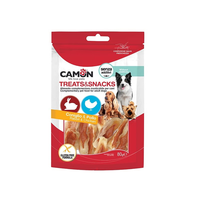 CAMON Orecchie di Coniglio e Pollo 80 gr. - 