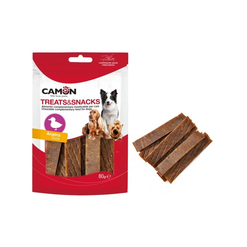 CAMON Treats Snacks Soft Anatra Strips 80 gr. - 